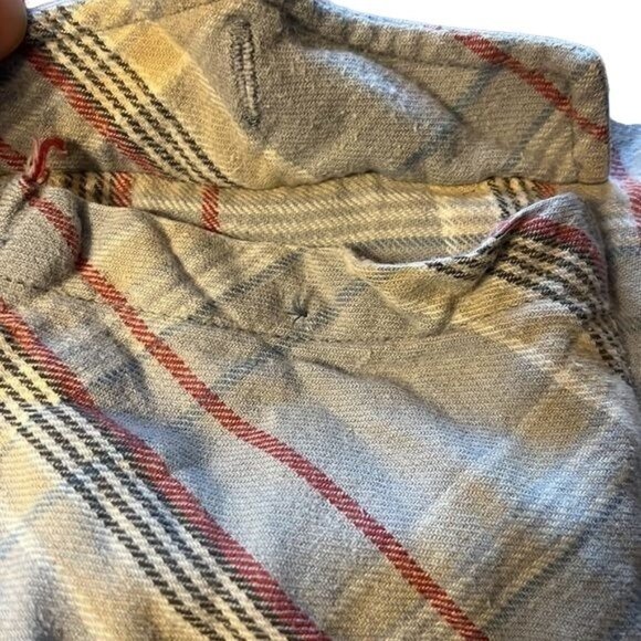 Vintage Sutter Creek Levis Strauss co flannel plaid shirt size M - Picture 9 of 9